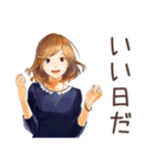 オトナ女子の毎日挨拶♡（個別スタンプ：21）