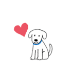 犬のバウのスタンプ（個別スタンプ：4）