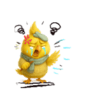 無言ネガティブオカメインコ（個別スタンプ：1）