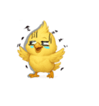無言ネガティブオカメインコ（個別スタンプ：4）