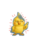無言ネガティブオカメインコ（個別スタンプ：10）