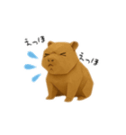 折り紙カピバラさん（個別スタンプ：6）