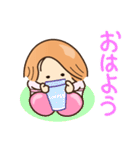 ☆元気で明るい☆毎日送りやすいスタンプ（個別スタンプ：3）