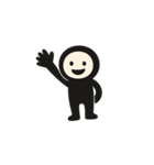 全身黒タイツさん2（個別スタンプ：1）