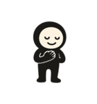 全身黒タイツさん2（個別スタンプ：2）