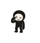 全身黒タイツさん2（個別スタンプ：5）