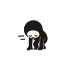 全身黒タイツさん2（個別スタンプ：7）