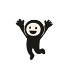全身黒タイツさん2（個別スタンプ：8）