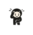 全身黒タイツさん2（個別スタンプ：9）