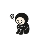 全身黒タイツさん2（個別スタンプ：13）