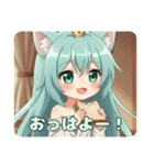 サンドイッチ大好き精霊みなみちゃん（個別スタンプ：2）