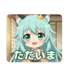 サンドイッチ大好き精霊みなみちゃん（個別スタンプ：6）