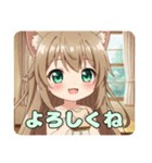 サンドイッチ大好き精霊みなみちゃん（個別スタンプ：12）