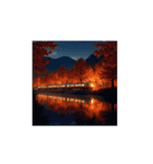 Seasons of Train 四季折々の電車.汽車（個別スタンプ：12）