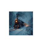 Seasons of Train 四季折々の電車.汽車（個別スタンプ：14）