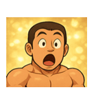 キラキラムキムキボディビルダー@SFW（個別スタンプ：4）