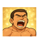 キラキラムキムキボディビルダー@SFW（個別スタンプ：7）