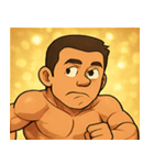 キラキラムキムキボディビルダー@SFW（個別スタンプ：8）