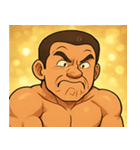 キラキラムキムキボディビルダー@SFW（個別スタンプ：15）