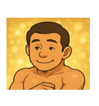 キラキラムキムキボディビルダー@SFW（個別スタンプ：20）