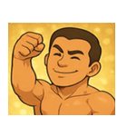 キラキラムキムキボディビルダー@SFW（個別スタンプ：21）