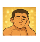 キラキラムキムキボディビルダー@SFW（個別スタンプ：23）
