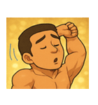 キラキラムキムキボディビルダー@SFW（個別スタンプ：24）