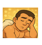 キラキラムキムキボディビルダー@SFW（個別スタンプ：26）