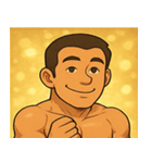 キラキラムキムキボディビルダー@SFW（個別スタンプ：27）