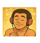 キラキラムキムキボディビルダー@SFW（個別スタンプ：28）