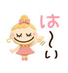 明るくキュート♡ずっと使える3Dスタンプ（個別スタンプ：3）