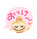 明るくキュート♡ずっと使える3Dスタンプ（個別スタンプ：12）