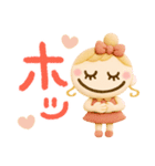 明るくキュート♡ずっと使える3Dスタンプ（個別スタンプ：16）