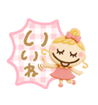 明るくキュート♡ずっと使える3Dスタンプ（個別スタンプ：27）