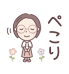 ★でか文字★大人メガネのボブ子ちゃん（個別スタンプ：10）
