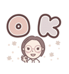 ★でか文字★大人メガネのボブ子ちゃん（個別スタンプ：12）