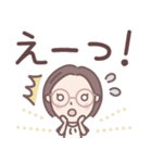 ★でか文字★大人メガネのボブ子ちゃん（個別スタンプ：38）