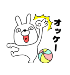 【夏】ウサギのうさ男55（個別スタンプ：2）