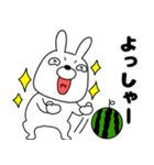 【夏】ウサギのうさ男55（個別スタンプ：35）