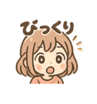 元気ガールのまいにちあいさつ（個別スタンプ：13）