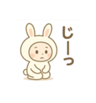 毎日使える★うさぎのゆるかわスタンプ（個別スタンプ：26）