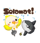 ふわふわオカメインコ★挨拶★インドネシア（個別スタンプ：25）