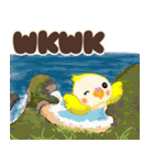 ふわふわオカメインコ★挨拶★インドネシア（個別スタンプ：29）
