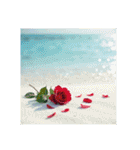 Roses and the Sea – バラと海（個別スタンプ：4）