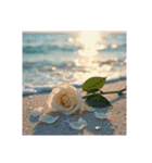 Roses and the Sea – バラと海（個別スタンプ：11）