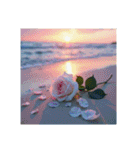 Roses and the Sea – バラと海（個別スタンプ：12）