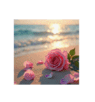 Roses and the Sea – バラと海（個別スタンプ：16）
