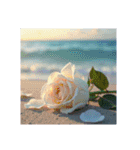 Roses and the Sea – バラと海（個別スタンプ：17）