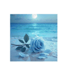 Roses and the Sea – バラと海（個別スタンプ：19）
