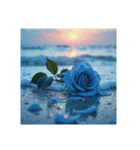 Roses and the Sea – バラと海（個別スタンプ：21）